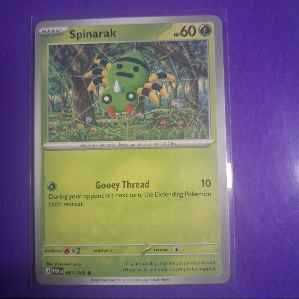 Spinarak 001/088 Me03: Perfect Order Reverse Holo